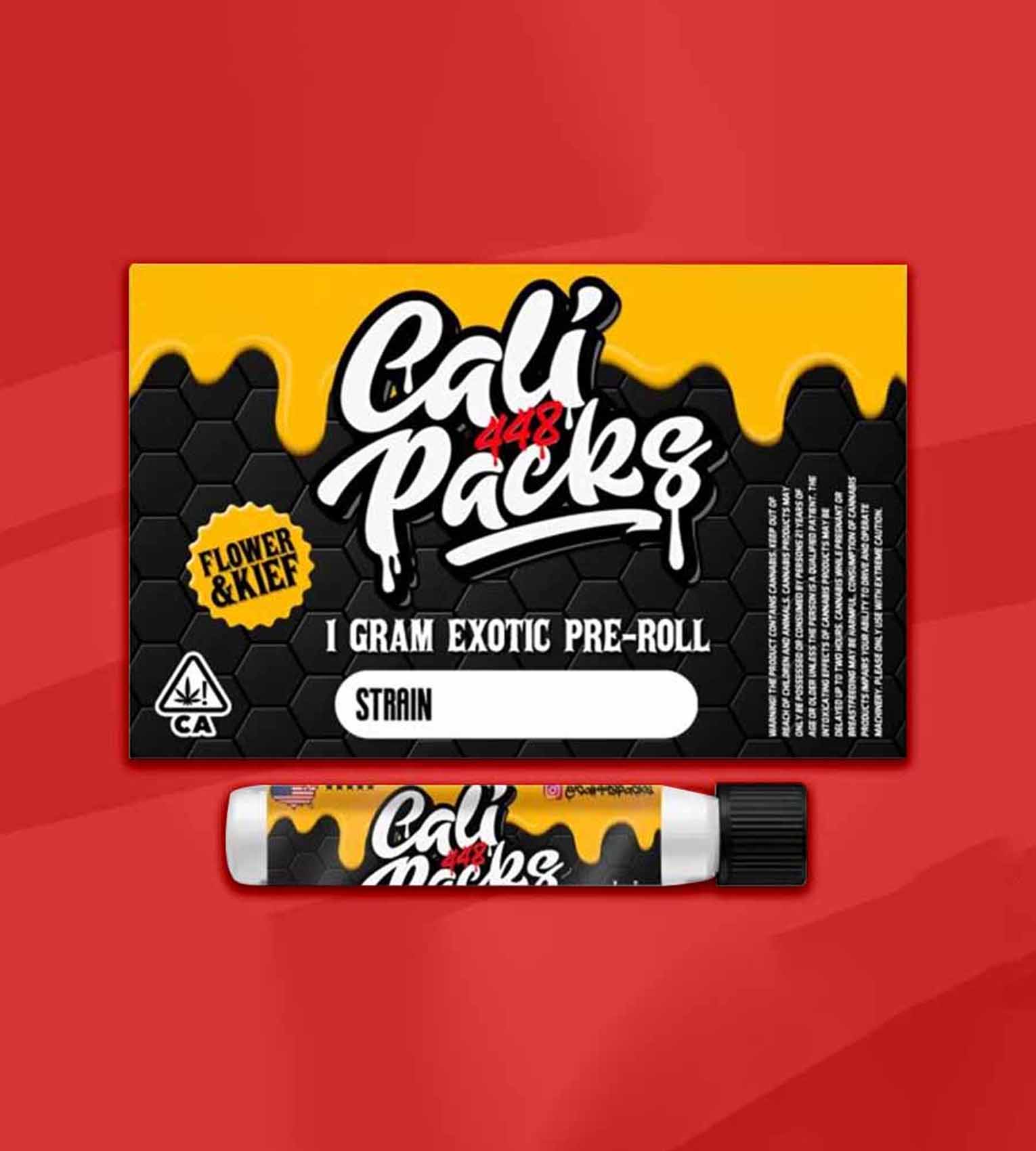 Pre Roll Packaging Labels